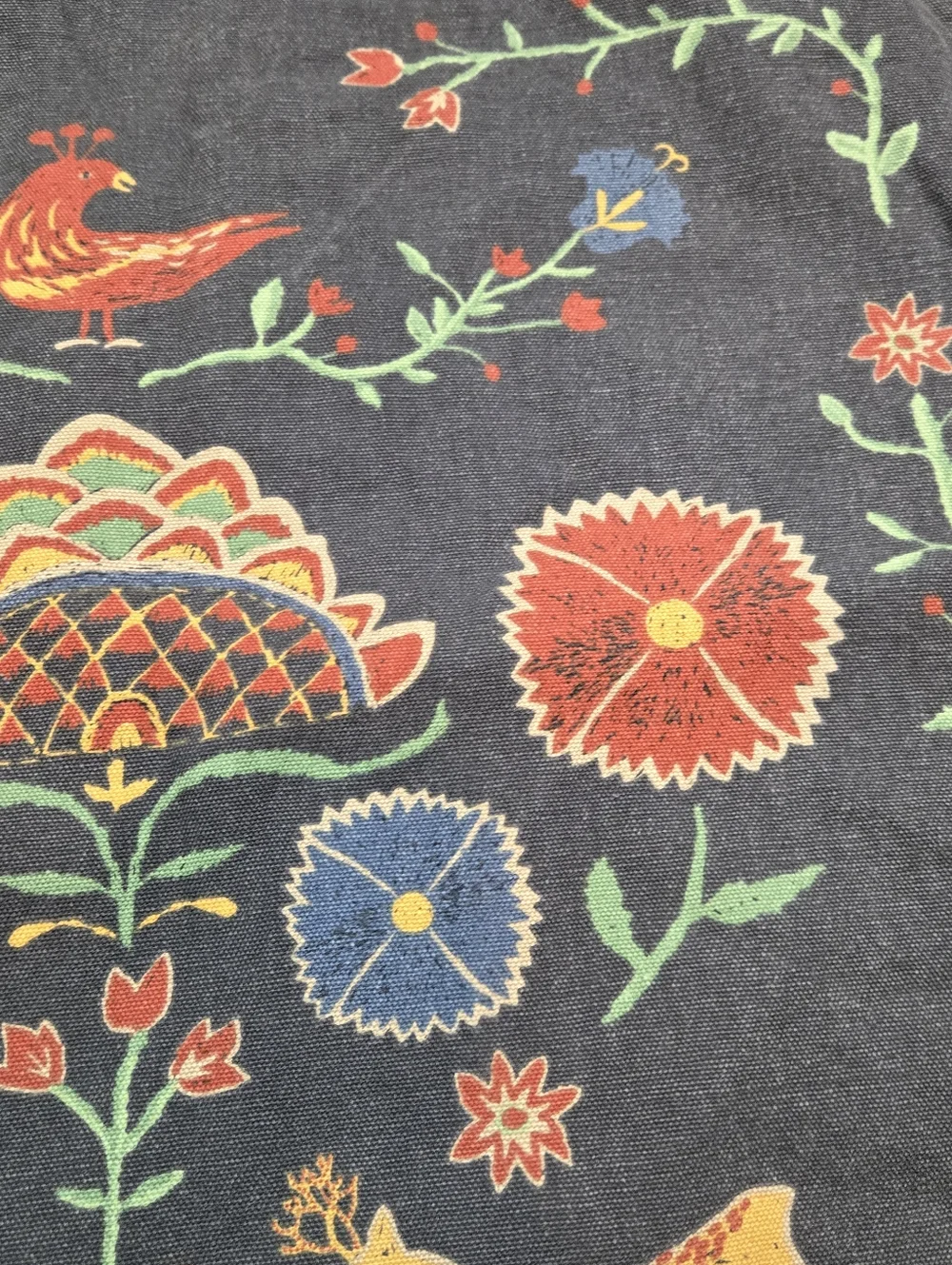 Ikea Renrepe Folk art Pillow cover